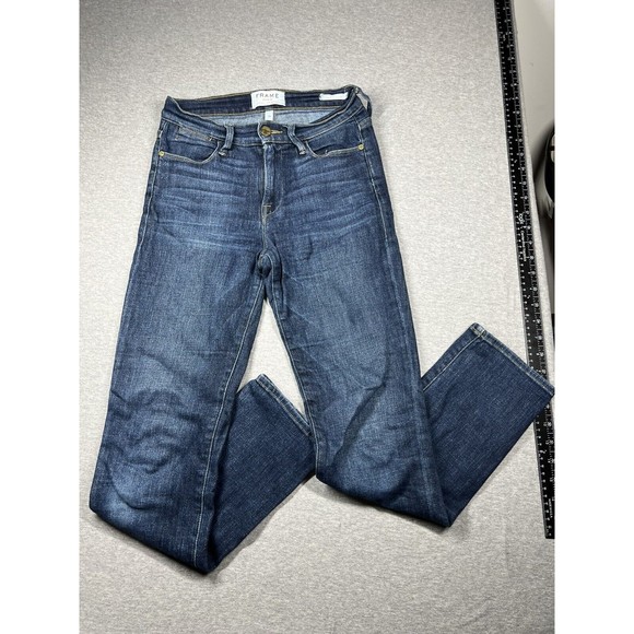 Womens FRAME Denim Le High Straight Fit Stretch Jeans 24 (measures 26) - Picture 2 of 8